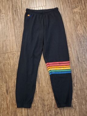 Aviator Nation Rainbow Stitch Sweatpants